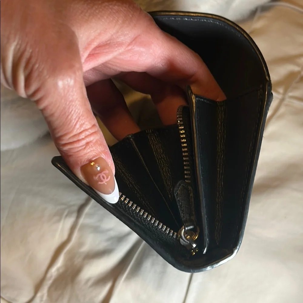 Coach Black Long Wallet with Signature Monogram - Picture 12 of 14